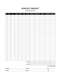 Free Time Tracking Spreadsheets Excel Timesheet Templates