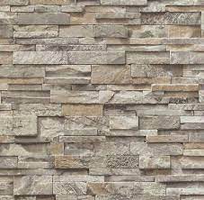 3d Effect Brick Slate Stone Wallpaper