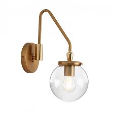Industrial Glass Wall Sconce Lighting
