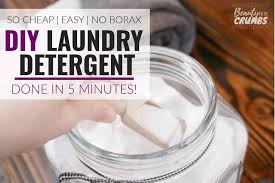 easy homemade laundry detergent