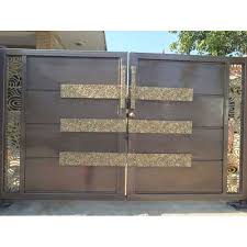 decorative paint coated iron gate