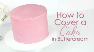 how to cover a cake in ercream and