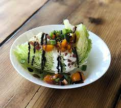 easy healthy wedge salad with balsamic