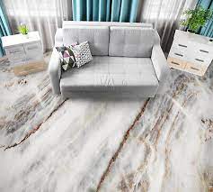 3d white marble ske680 floor wallpaper