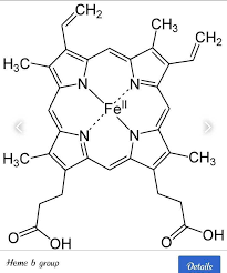 molecular formula of haemoglobin isa b