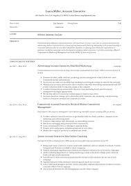 account executive resume & writing