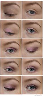 easy eyeshadow tutorial purple and
