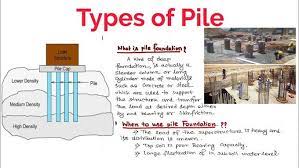 pile foundations design types of pile