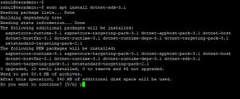 how to install net core on ubuntu 18