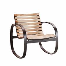 cane line parc teak rocking chair