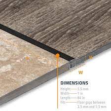 trimmaster aluminum lvt square shape