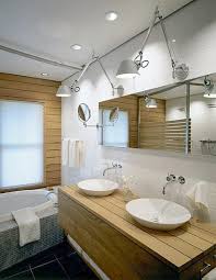 Tropical Wood Plank Master Bath