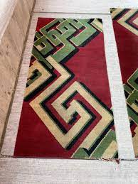 1930s art deco greek key style rug