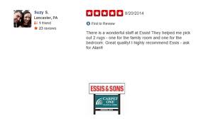 essis sons carpet one reviews