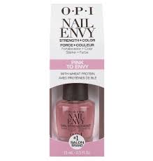 opi nail envy strength color pink to