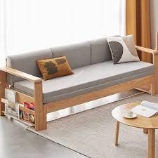 solidwood kano sofa bed oak grey