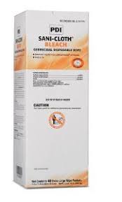bleach germicidal disposable wipes pdi