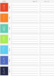 Free Weekly Dated Calendar Printables 2015 And 2016 At