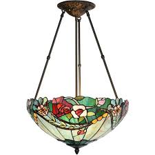 Stained Glass Ceiling Pendant Light