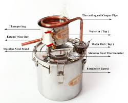 stainless boiler copper thumper keg