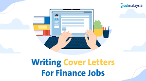 writing cover letters for finance jobs
