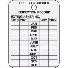 So, it is important that you are properly testing and inspecting each unit in your facility. Fire Extinguisher Inspection Record 4 Years Brady Part 103632 Brady Bradyid Com