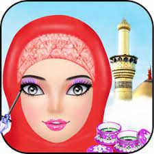 hijab makeup salon makeover game by