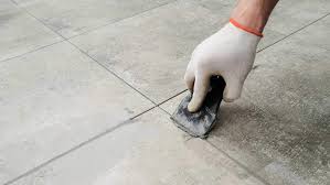 how to grout l and stick tile a diy