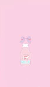 Cute, milk, aesthetic, pink, blue ...
