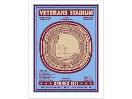 veterans stadium seating chart diagram