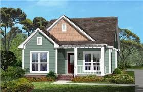 Narrow Craftsman House Plan With Front