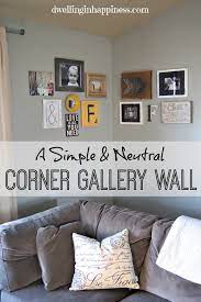 Corner Gallery Wall Dwelling In Happiness