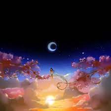 Anime Girl Dream Moon iPad Air ...