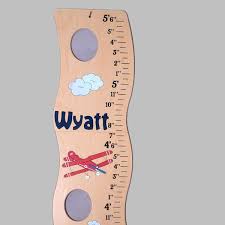 Natural Wood Growth Chart Is Hand Painted By Neat Stuff