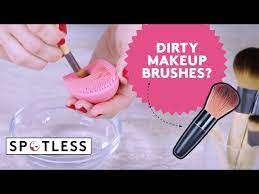 how to clean dirty makeup brushes and