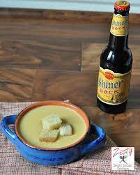 shiner bock and cheddar cheese soup