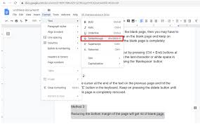 how to cross out text in google docs