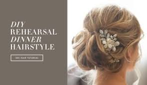And if you cannot do it yourself, alternatively get a friend or family member to help style your hair. 15 Easy Steps To A Gorgeous Updo For Your Rehearsal Dinner
