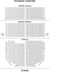 Phoenix Theatre London Seat Guide And Chart