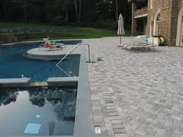 Brick Pavers With Trench Drain