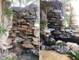 Rock Wall Water Feature For Homes In