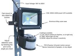 Flood Light Motion Sensor Security Led Flood Light Oznium