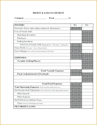 Income Statement Template Excel Staggering Quarterly Profit