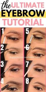how to do eyebrows easy tutorial with