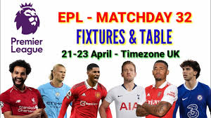 epl fixtures today table premier