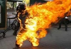 Image result for Married man sets girlfriend ablaze over alleged infidelity