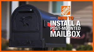 how to install a mailbox the home