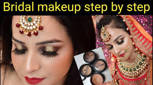 bridal makeup tutorial step by step in