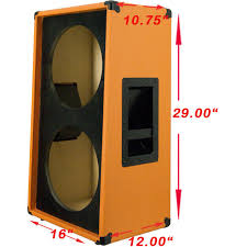 2x12 vertical slanted guitar speaker
