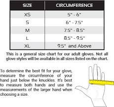 Ufc Official Fight Glove Size Chart Images Gloves And